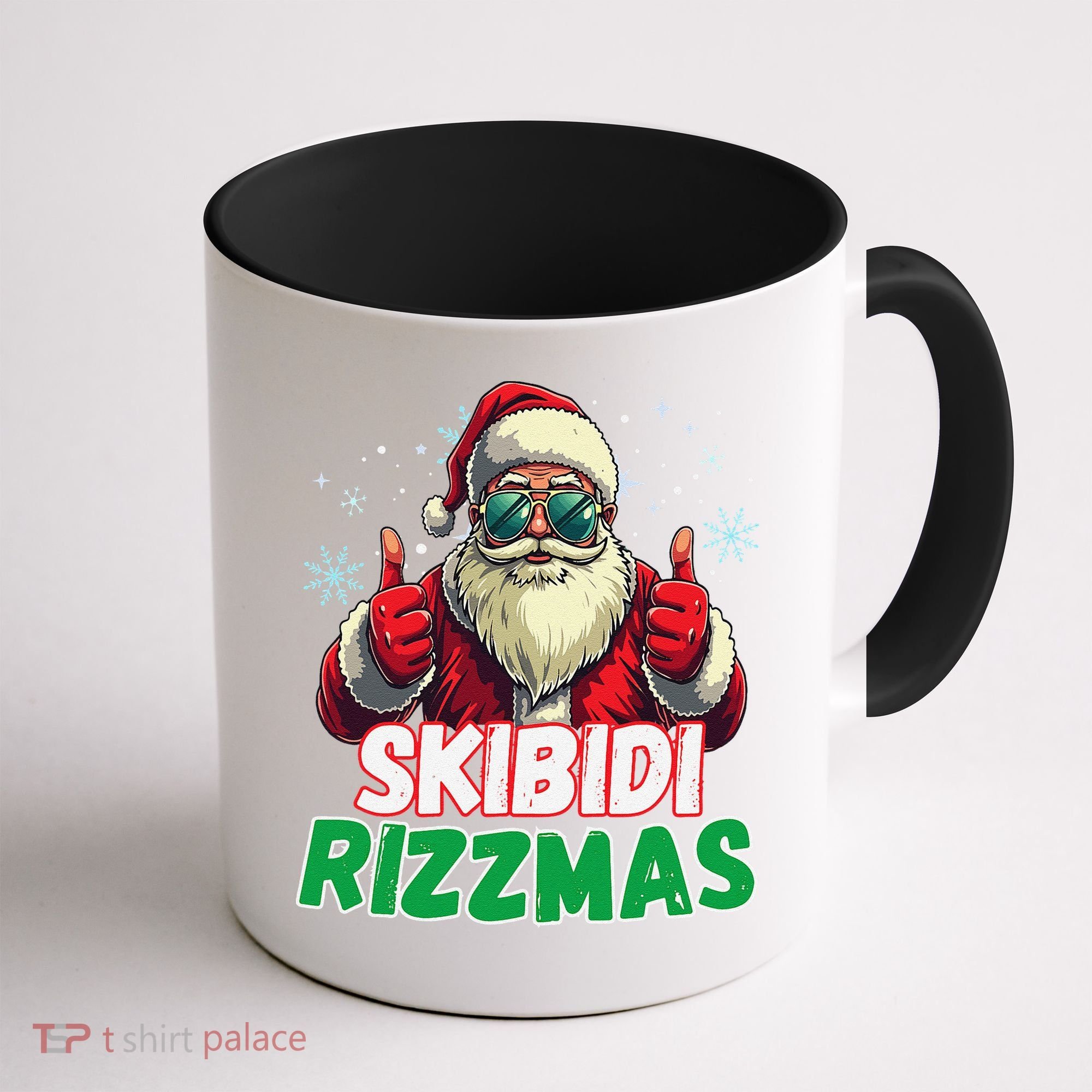 Skibid.I Rizzmas Christmas Rizz Santa Claus Charisma Coffee Mug