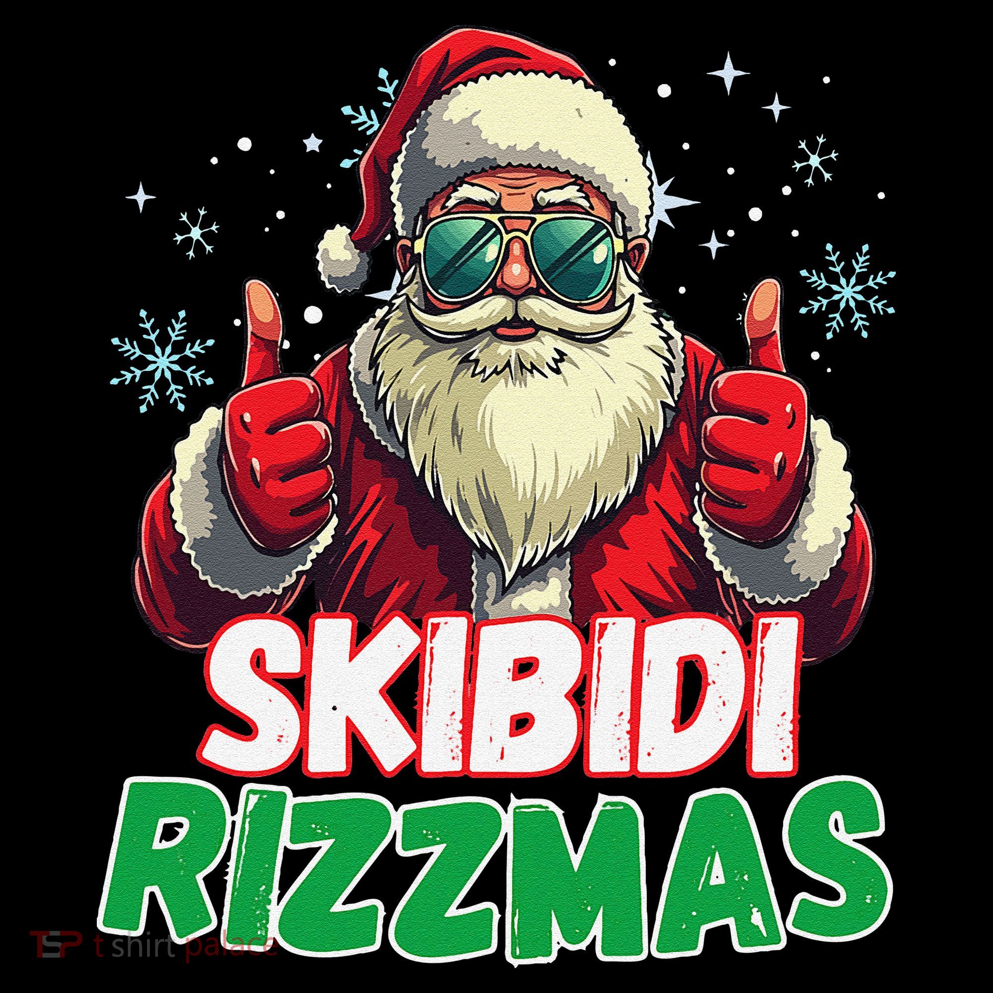 Skibid.I Rizzmas Christmas Rizz Santa Claus Charisma Coffee Mug