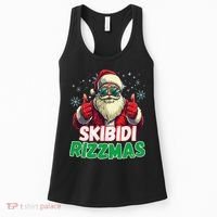 Skibid.I Rizzmas Christmas Rizz Santa Claus Charisma Women's Tank Top thumb 0