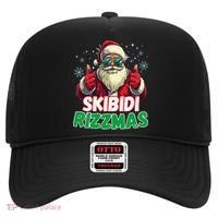 Skibid.I Rizzmas Christmas Rizz Santa Claus Charisma Hat thumb 0