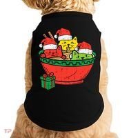 Santa Ra Cats Anime Christmas Xmas Girl Doggie Tank thumb 0