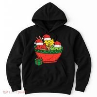 Santa Ra Cats Anime Christmas Xmas Girl Hoodie thumb 0