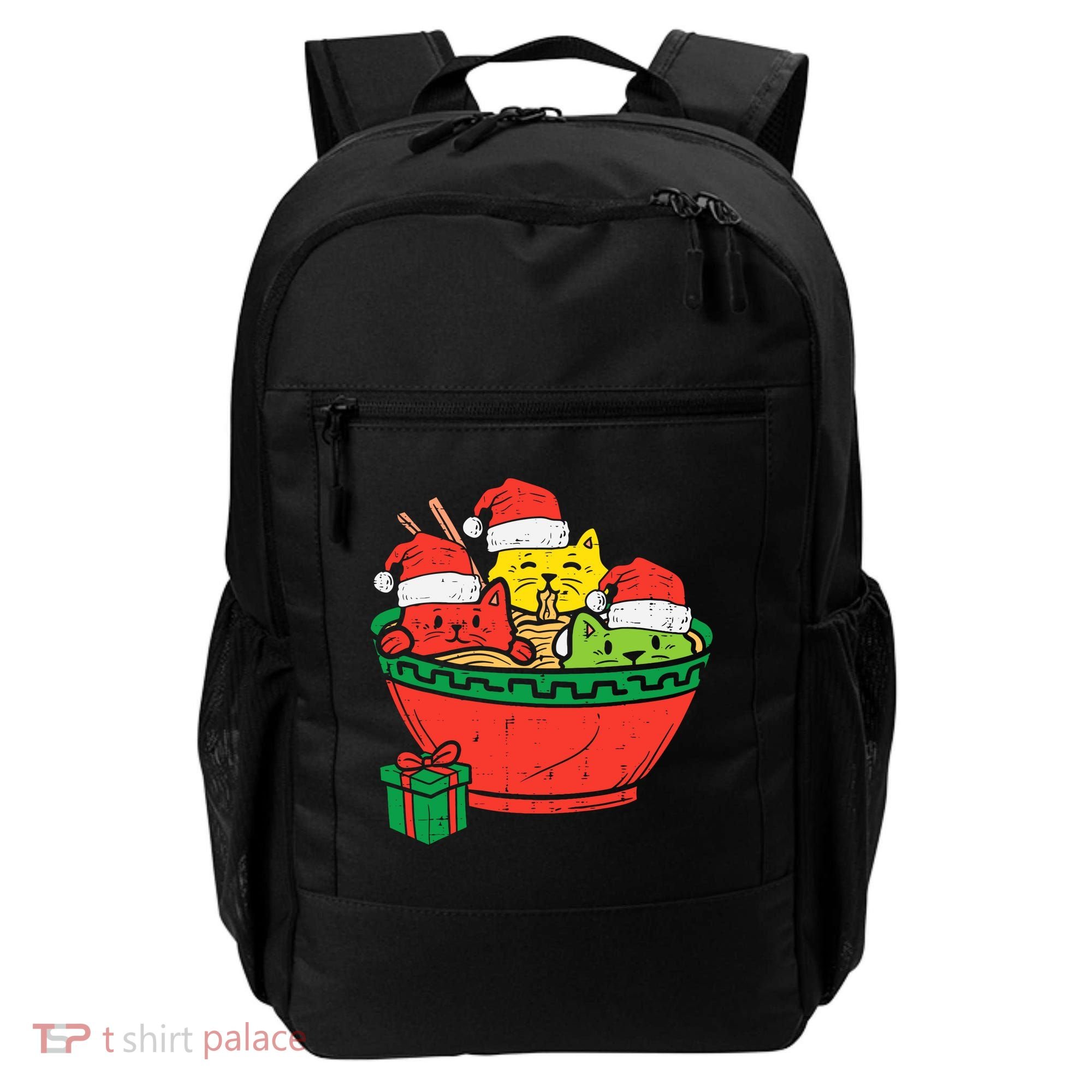 Santa Ra Cats Anime Christmas Xmas Girl Backpack