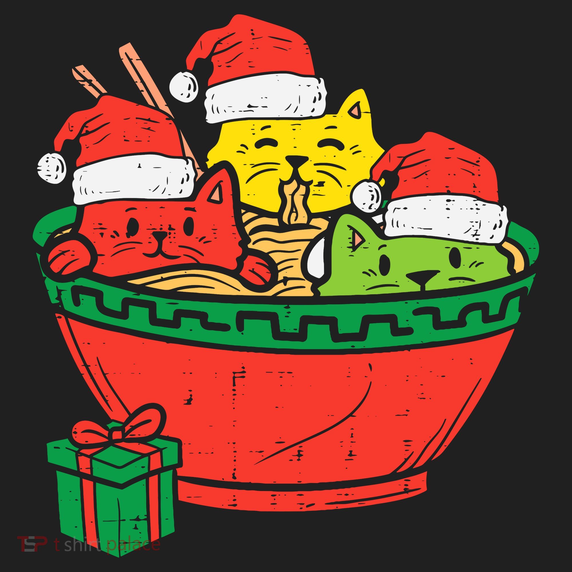 Santa Ra Cats Anime Christmas Xmas Girl Beanie