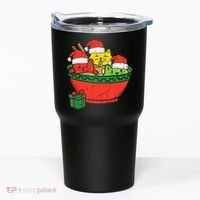 Santa Ra Cats Anime Christmas Xmas Girl Tumbler thumb 0