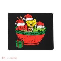 Santa Ra Cats Anime Christmas Xmas Girl Mousepad thumb 0