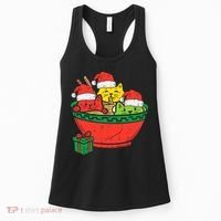 Santa Ra Cats Anime Christmas Xmas Girl Women's Tank Top thumb 0