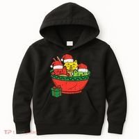 Santa Ra Cats Anime Christmas Xmas Girl Kids Hoodie thumb 0