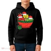 Santa Ra Cats Anime Christmas Xmas Girl Kids Hoodie thumb 4