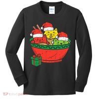 Santa Ra Cats Anime Christmas Xmas Girl Kids Long Sleeve Shirt thumb 0