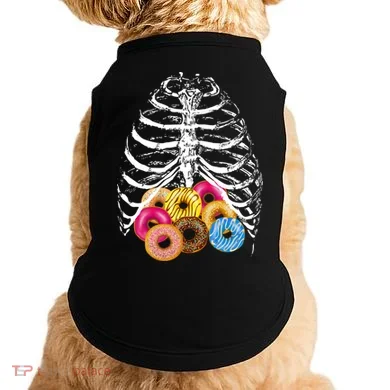 Skeleton Rib Cage Donuts Doggie Tank