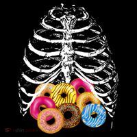 Skeleton Rib Cage Donuts Doggie Tank thumb 4