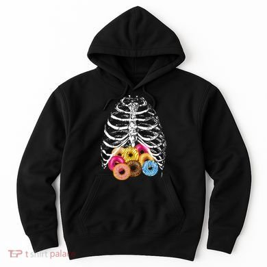 Skeleton Rib Cage Donuts Hoodie