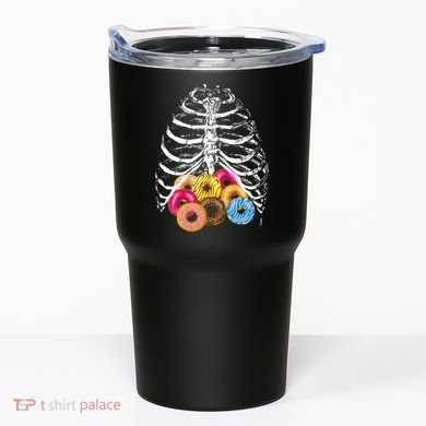 Skeleton Rib Cage Donuts Tumbler