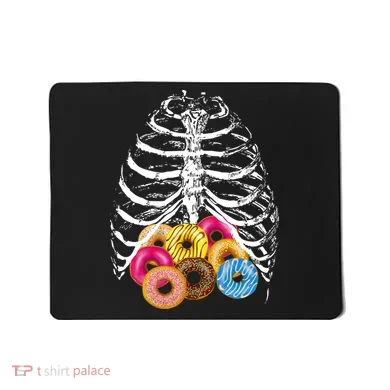 Skeleton Rib Cage Donuts Mousepad