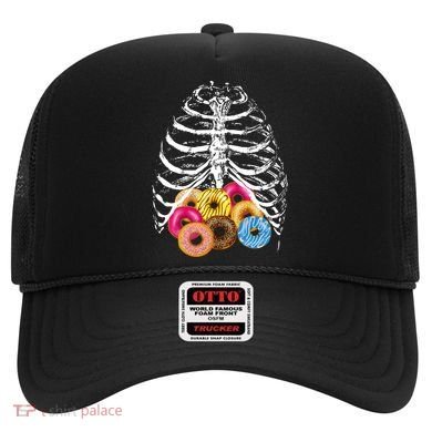 Skeleton Rib Cage Donuts Hat