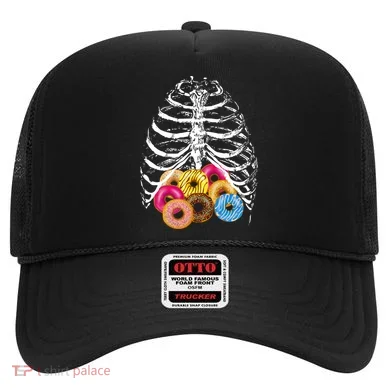 Skeleton Rib Cage Donuts Hat