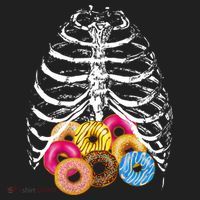Skeleton Rib Cage Donuts Hat thumb 2