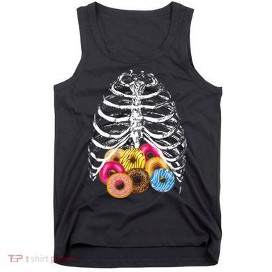 Skeleton Rib Cage Donuts Tank Top