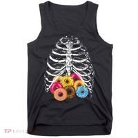 Skeleton Rib Cage Donuts Tank Top thumb 0