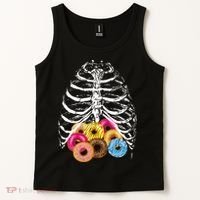 Skeleton Rib Cage Donuts Tank Top thumb 2