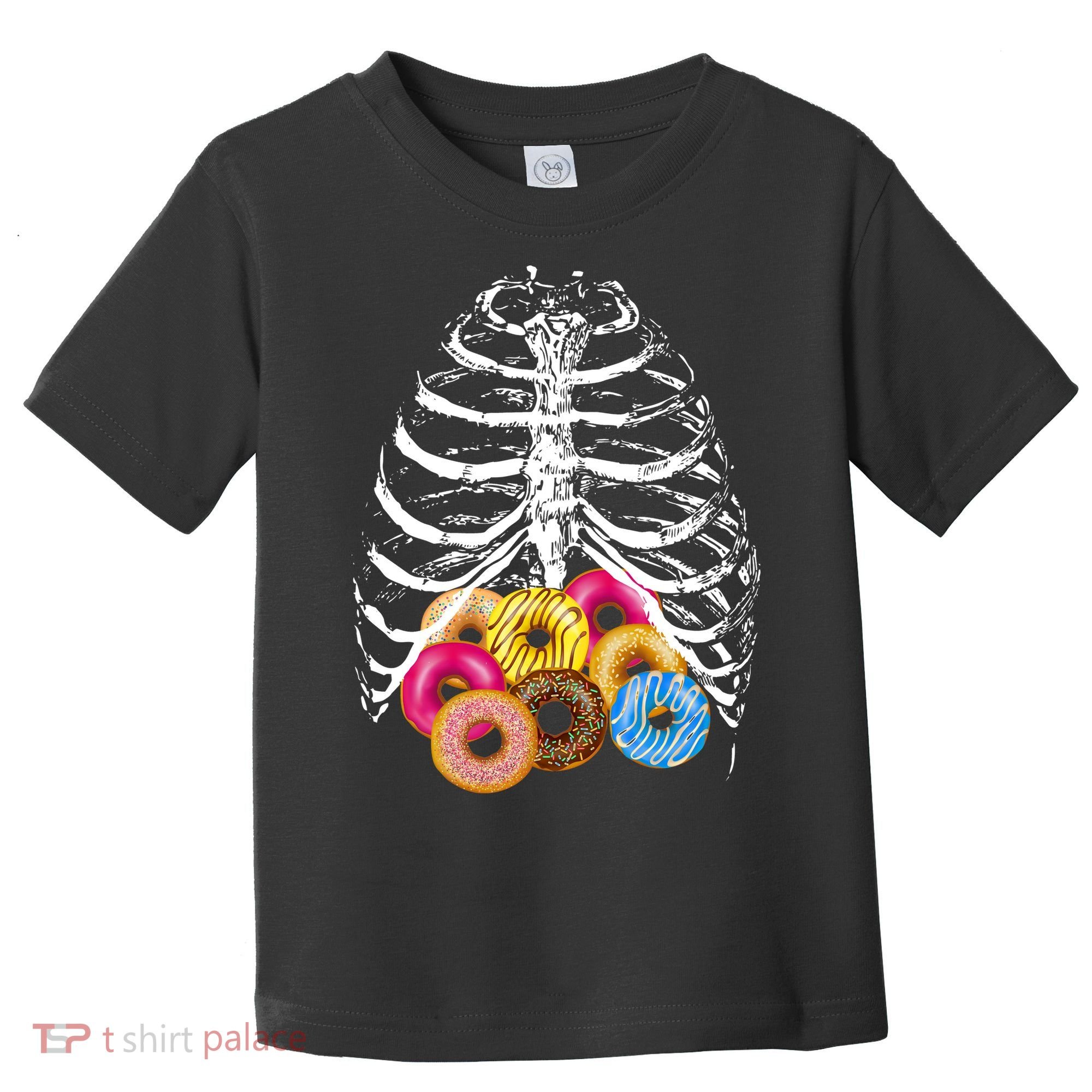Skeleton Rib Cage Donuts Toddler T-Shirt