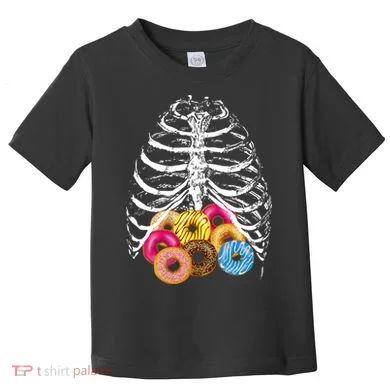 Skeleton Rib Cage Donuts Toddler T-Shirt