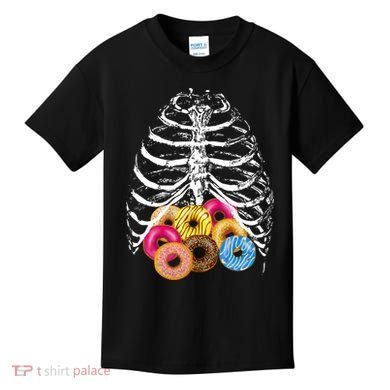 Skeleton Rib Cage Donuts Kids T-Shirt