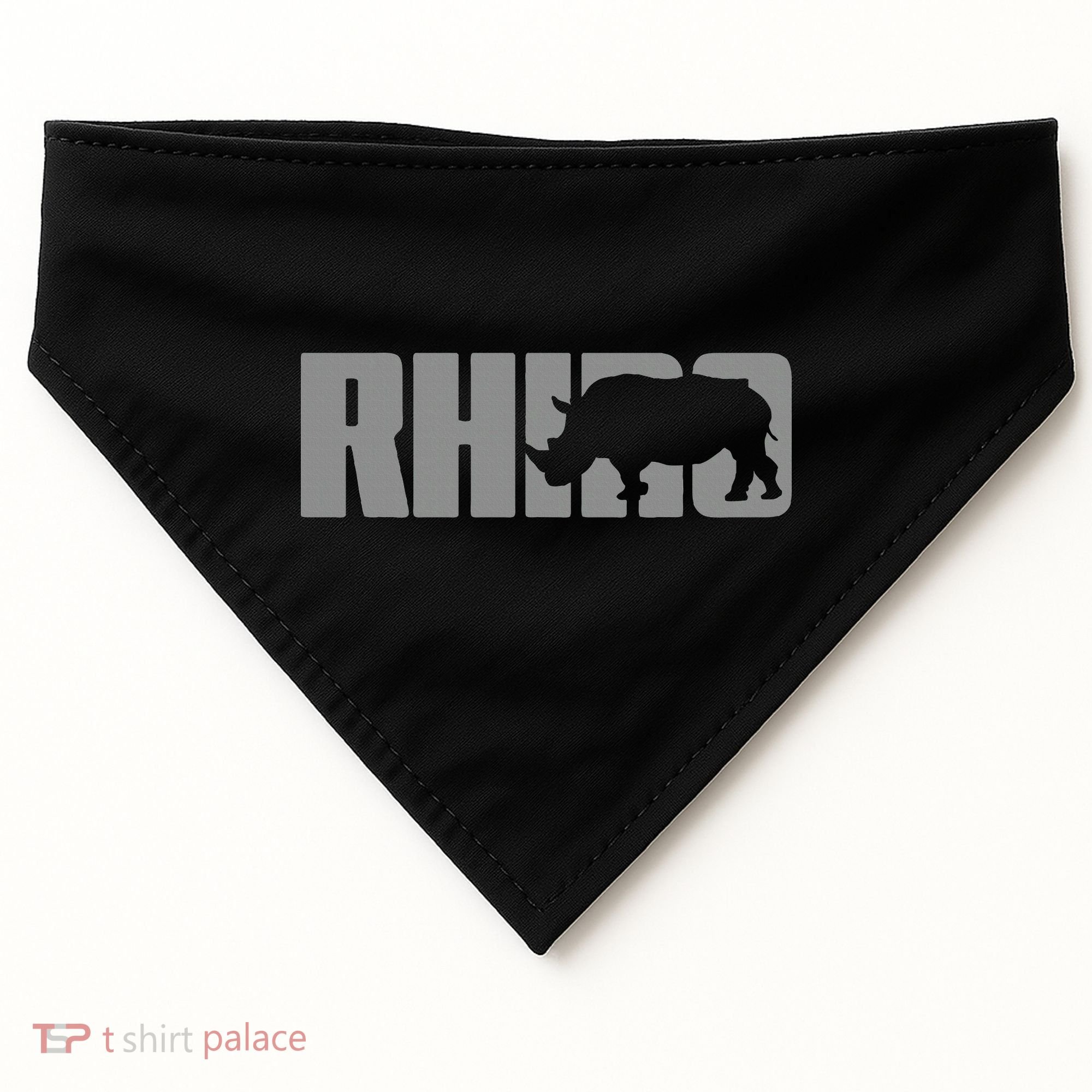 Save Rhino Clothing Rhino Rhinoceros USA-Made Doggie Bandana