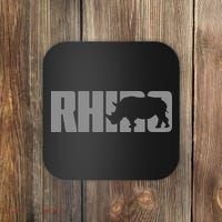 Save Rhino Clothing Rhino Rhinoceros Coaster thumb 0