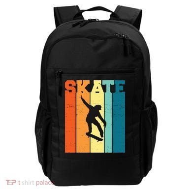 Skate Retro Colorful Sunset Backpack