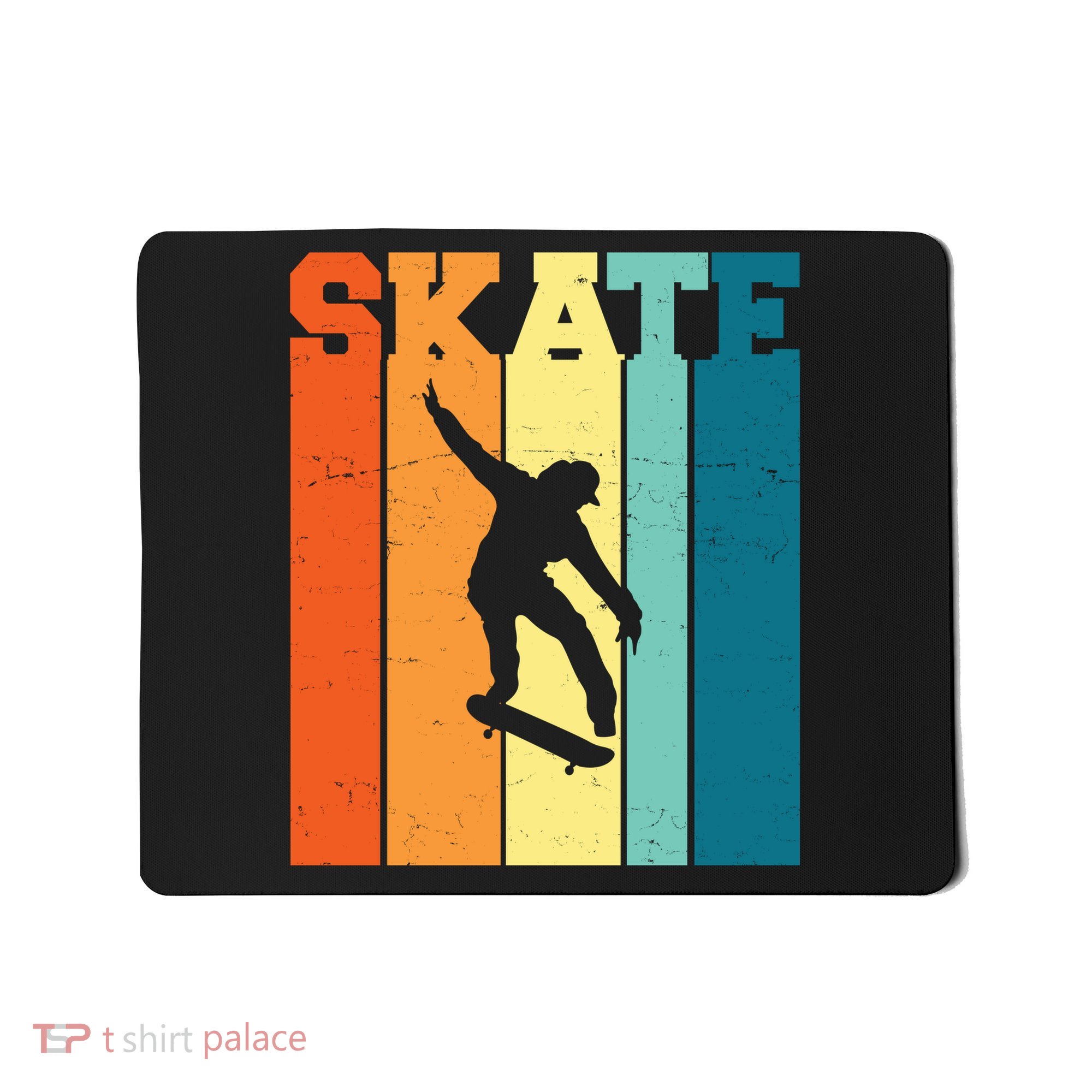 Skate Retro Colorful Sunset Mousepad