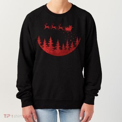 Santa Reindeer Christmas Festive Women's Sweatshirt