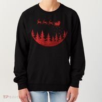 Santa Reindeer Christmas Festive Women's Sweatshirt thumb 0