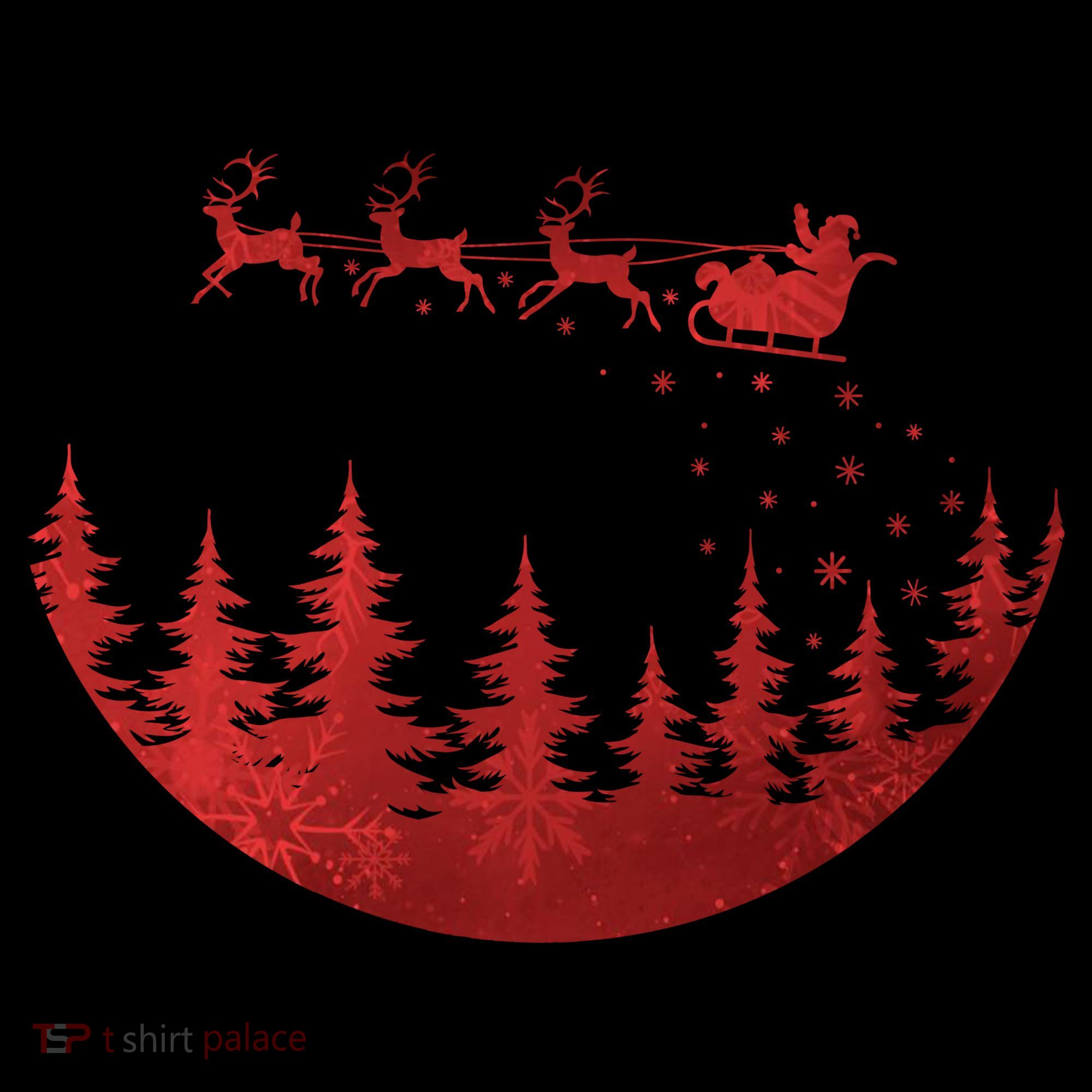 Santa Reindeer Christmas Festive Toddler Hoodie