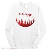 Santa Reindeer Christmas Festive Long Sleeve Shirt thumb 0