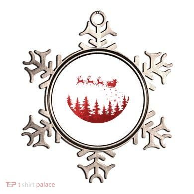 Santa Reindeer Christmas Festive Ornament