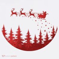 Santa Reindeer Christmas Festive Ornament thumb 1