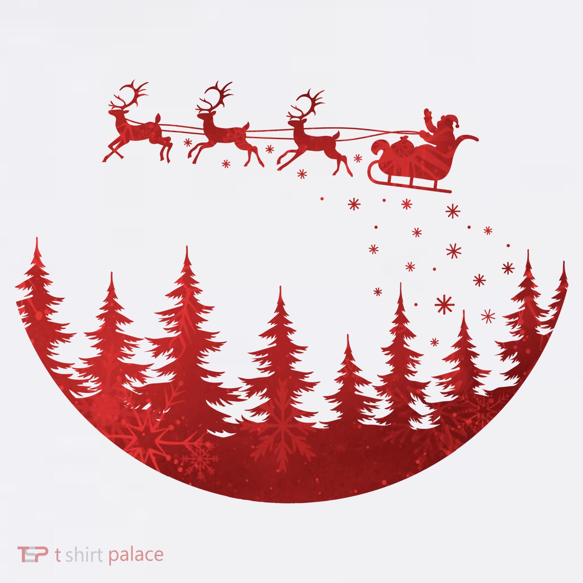 Santa Reindeer Christmas Festive Women's Tank Top