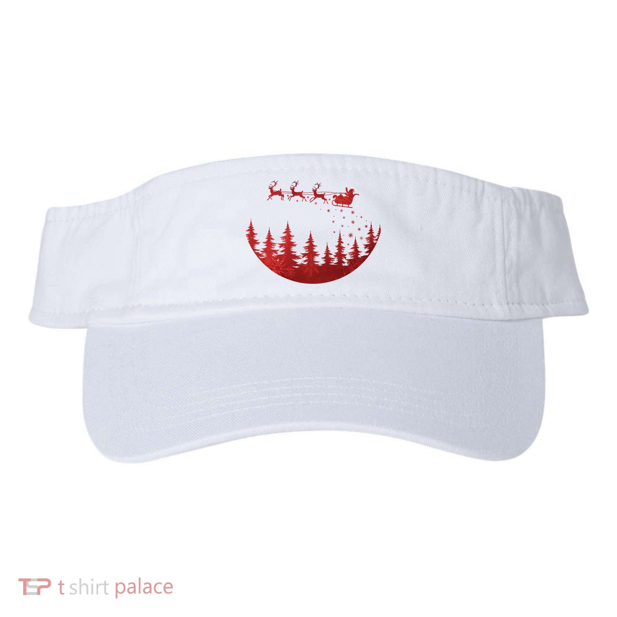 Santa Reindeer Christmas Festive Visor