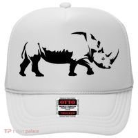 Simple Rhino Cut Out Silhouette Hat thumb 0