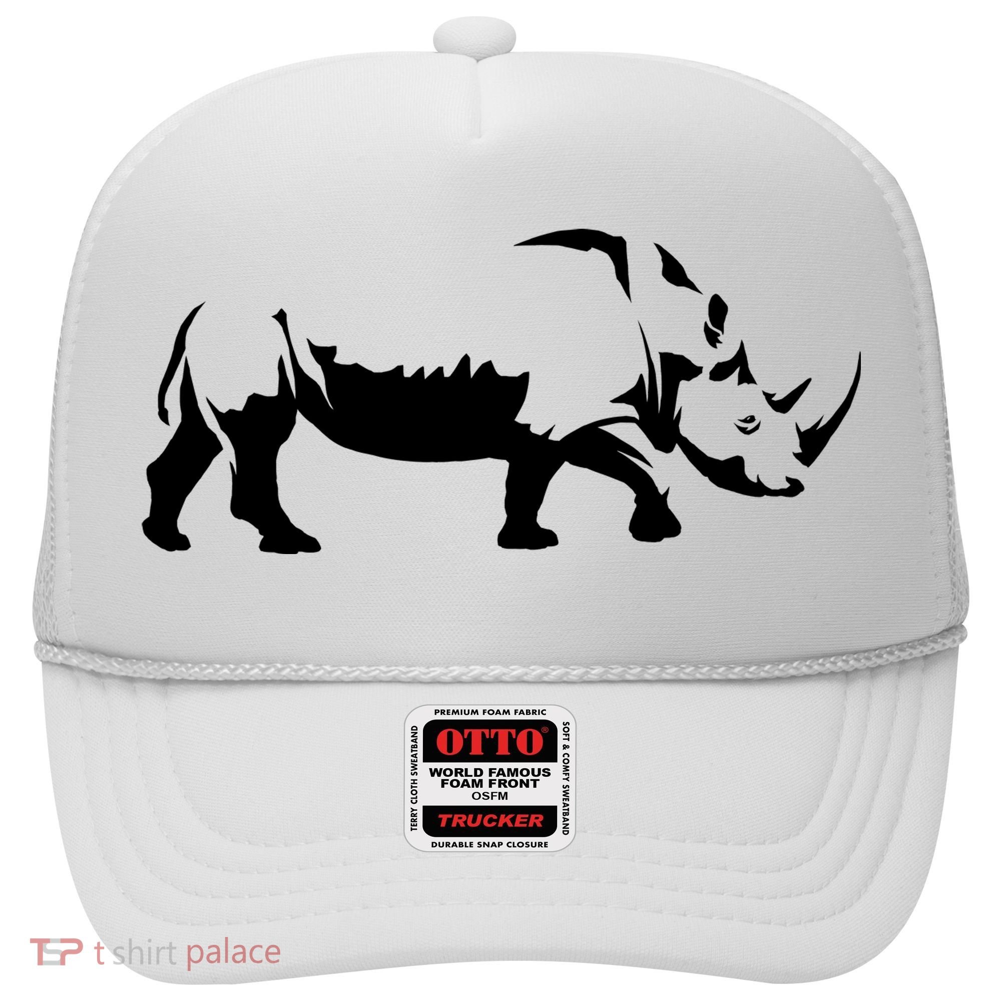 Simple Rhino Cut Out Silhouette Hat