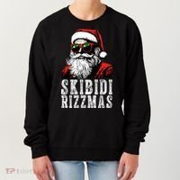 Skibidi Rizzmas Christmas Rizz Santa Claus Women's Sweatshirt thumb 0
