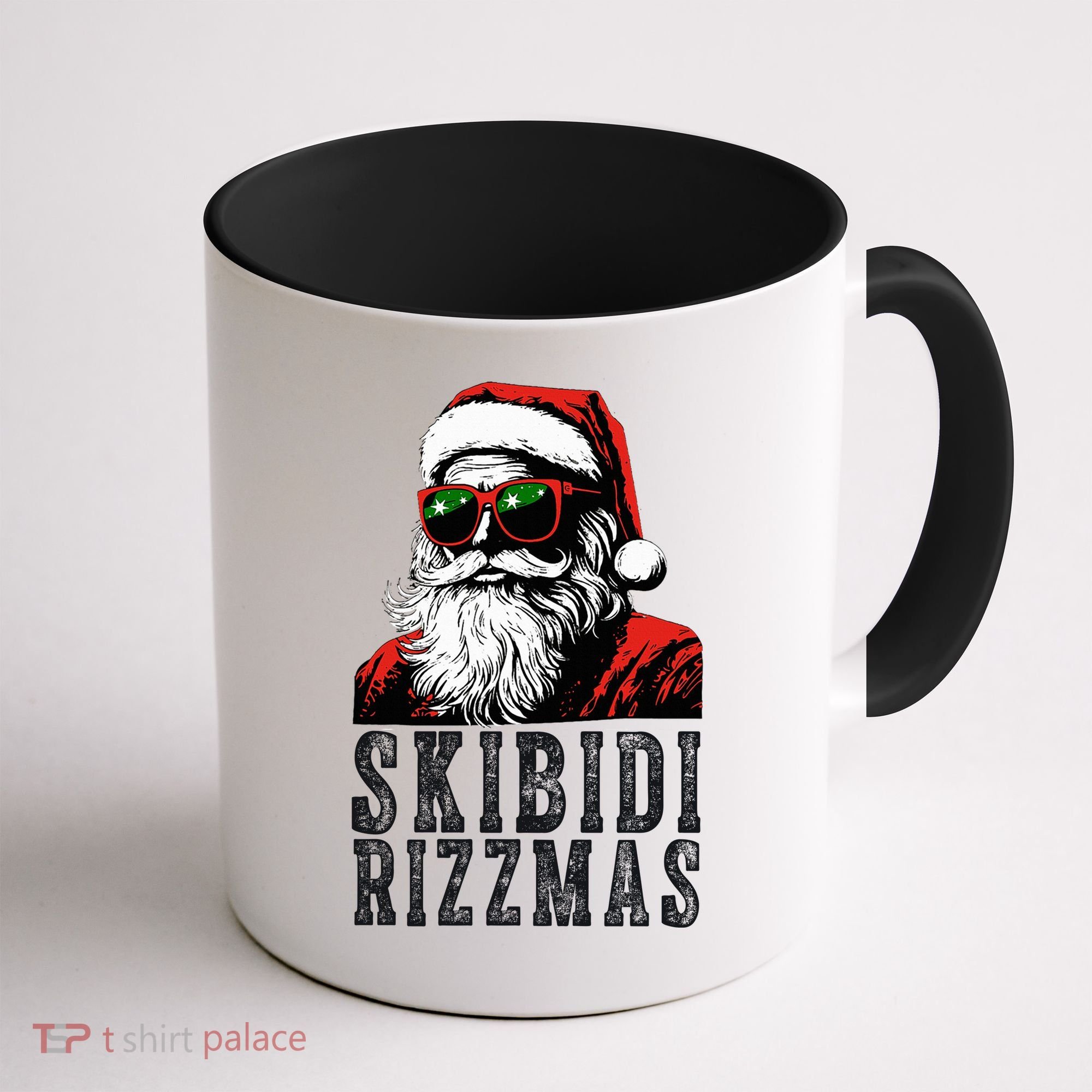 Skibidi Rizzmas Christmas Rizz Santa Claus Coffee Mug