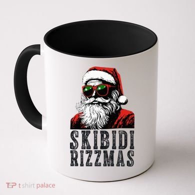Skibidi Rizzmas Christmas Rizz Santa Claus Coffee Mug