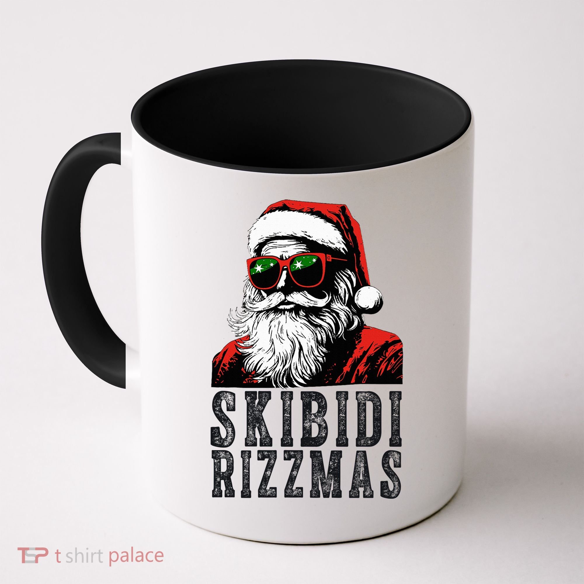 Skibidi Rizzmas Christmas Rizz Santa Claus Coffee Mug