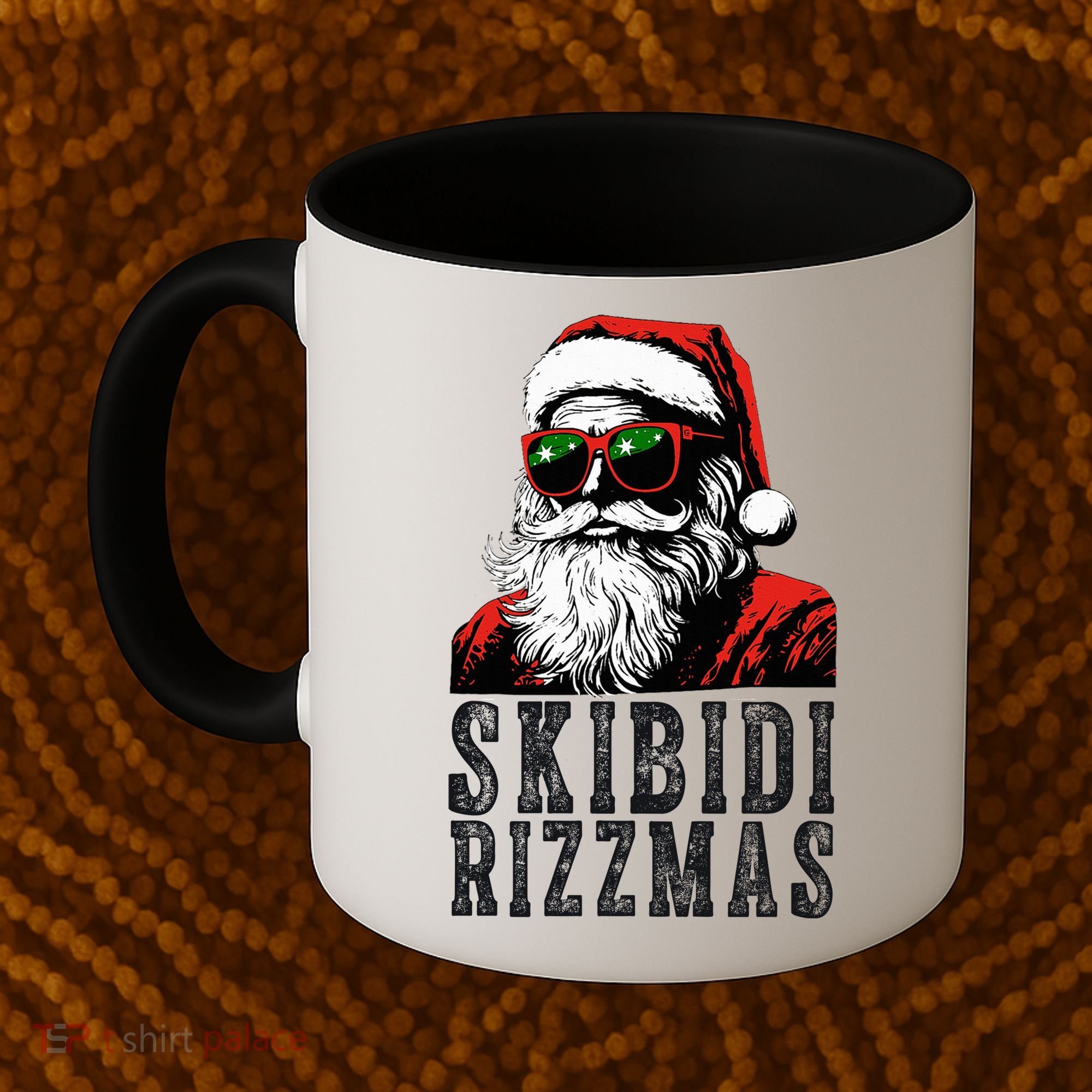 Skibidi Rizzmas Christmas Rizz Santa Claus Coffee Mug