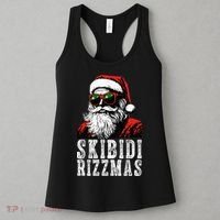 Skibidi Rizzmas Christmas Rizz Santa Claus Women's Tank Top thumb 3