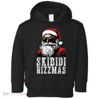 Skibidi Rizzmas Christmas Rizz Santa Claus Toddler Hoodie thumb 0