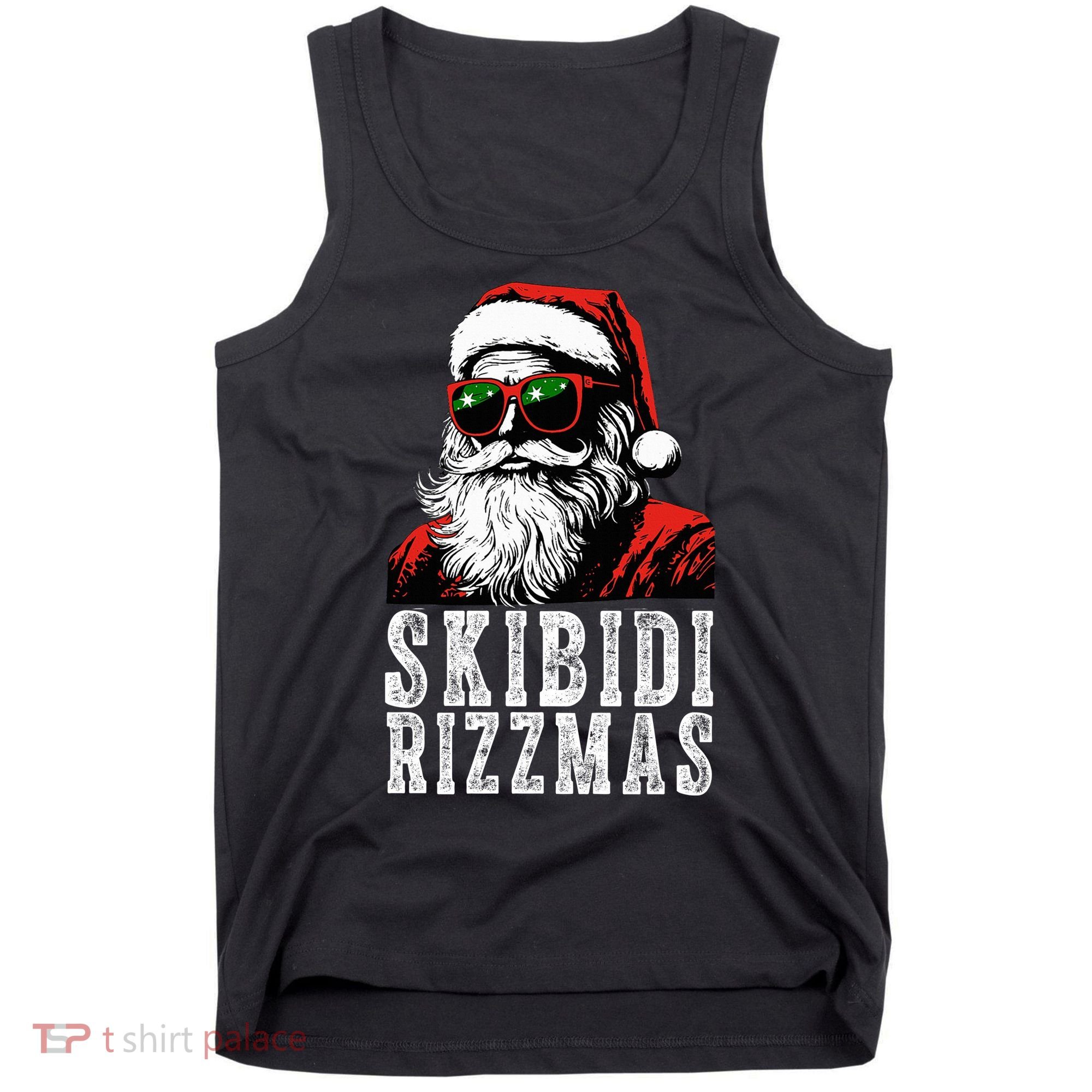 Skibidi Rizzmas Christmas Rizz Santa Claus Tank Top